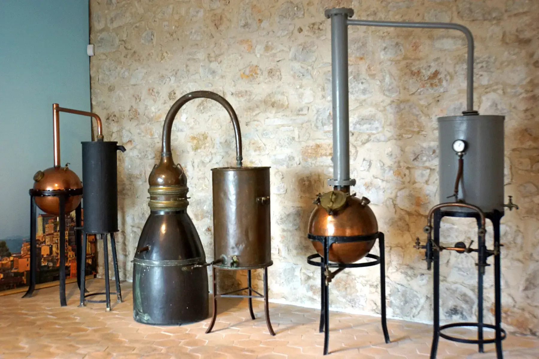 Old perfume stills in Grasse, France